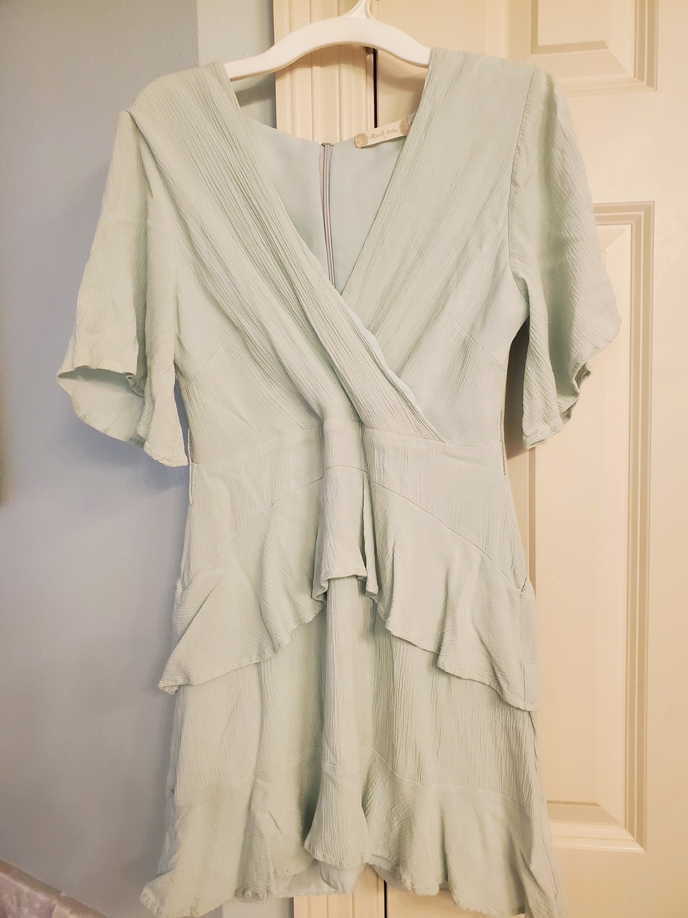 Altar'd State Light Mint Textured Dress